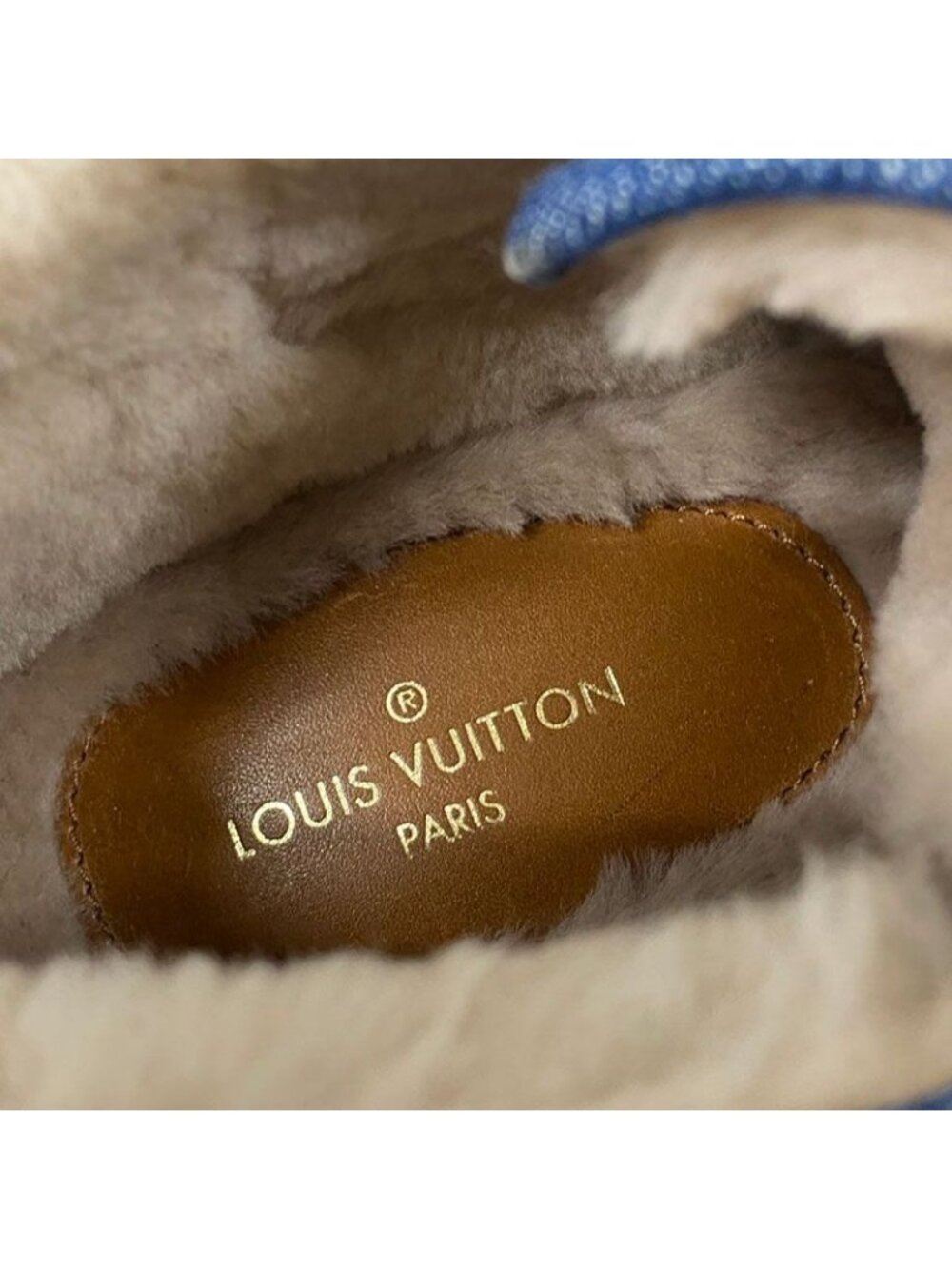 Louis Vuitton Cozy Line Ankle Boots Monogram Denim 8 - Picture 5 of 7